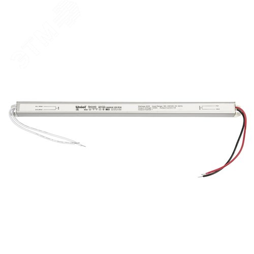 Блок питания ультратонкий 60Вт 12В Металлический корпус UET-VAT-060A20 12V IP20 - фото 2