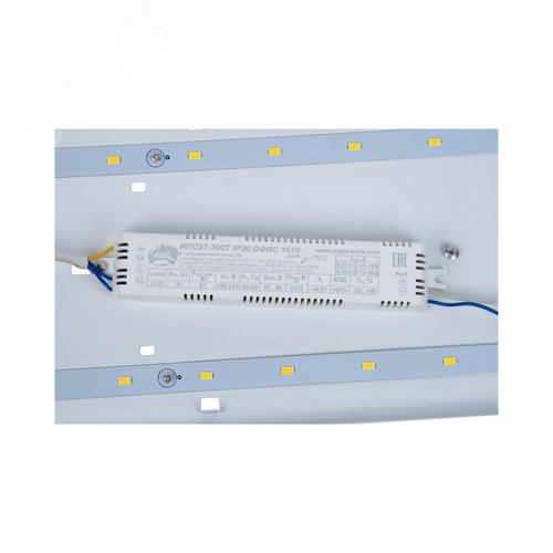 Светильник линейный светодиодный накладной. (4000К). 1700Лм. Корпус белый - фото 9