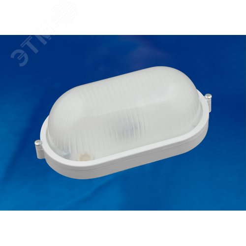 Светильник светодиодный влагозащищенный овал дневной 600х80 мм белый корпус - фото 2