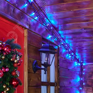 Гирлянда светодиодная с контроллером 10 м ULD-S1000-120/DBA BLUE IP67 120 светодиодов синий свет черный провод - фото 5