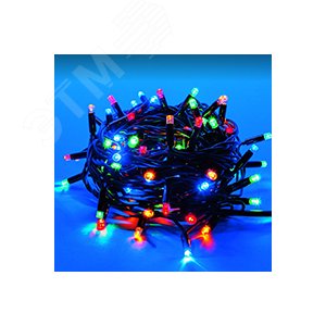 Гирлянда светодиодная с контроллером 10 м 120 светодиодов разноцветный свет, черный провод ULD-S1000-120/DBA MULTI IP67 - фото 3