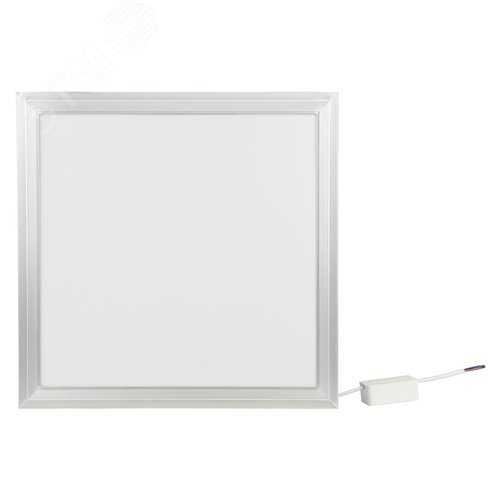 Светильник светодиодный потолочный ДВО 18 Вт универсальный Белый свет 4000K Рассеиватель матовый В комплекте с источником питания Корпус белый ULP-Q107 3030-18W/4000K WHITE - фото 1