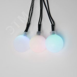 Гирлянда светодиодная Радуга-1 5 м 30 светодиодов RGB свет зеленый провод ULD-S0500-030/DGA RGB IP20 RAINBOW-1 - фото 4