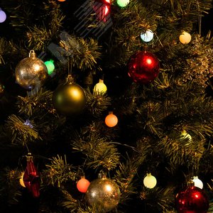 Гирлянда светодиодная Радуга-1 5 м 30 светодиодов RGB свет зеленый провод ULD-S0500-030/DGA RGB IP20 RAINBOW-1 - фото 3