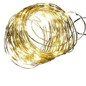 Изображение товара Гирлянда светодиодная Роса теплый белый ULD-S1000-100/SCB/3AA Warm White IP20 Dew (шт)