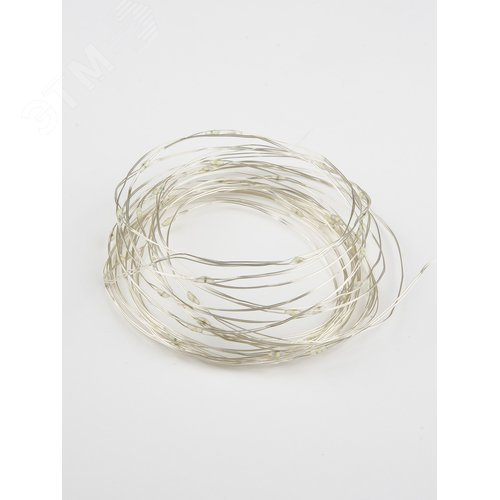 Гирлянда светодиодная на батарейках 3AA не в/к Роса 10 м 100 светодиодов Разноцветный свет Провод медный ULD-S1000-100/SCB/3AA MULTI IP20 DEW - фото 3