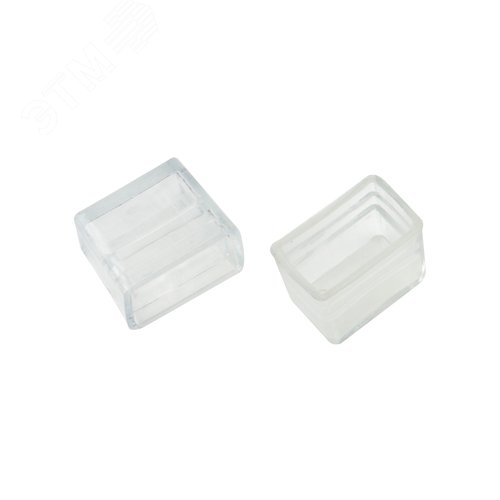 Зажим заглушка изолирующий для светодиодных лент RGB NEON 220 В 8x16мм прозрачный цвет UCW-N22 CLEAR 025 POLYBAG 1 уп – 25 шт - фото 3