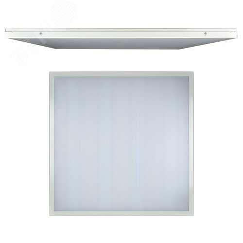 Светильник ULP-Q106 6060-36W/4000K WHITE светодиодный потолочный универсальный. Белый свет (4000K). Рассеиватель ''матовый''. Встроенный и/п. Корпус белый. ТМ Volpe - фото 1