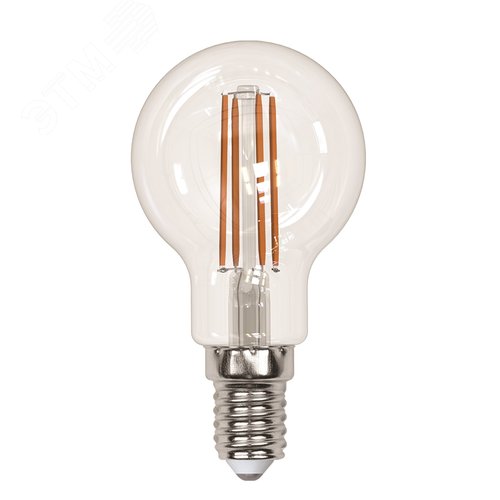 Лампа светодиодная LED-G45-13W/4000K/E14/CL PLS02WH . Форма шар, прозрачная, Sky. (4000К). Картон - фото 3