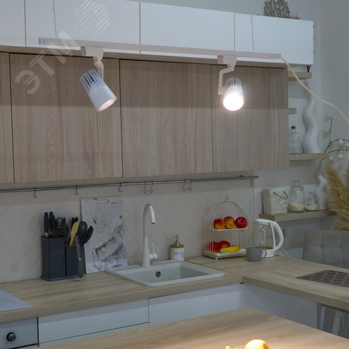 Светильник-прожектор ULB-Q274 25W/4000K WHITE светодиодный трековый 2200 Лм Белый свет (4000К) Корпус белый ТМ Volpe - фото 7