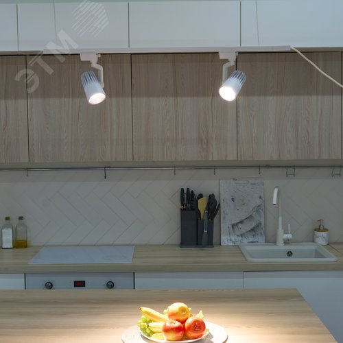 Светильник-прожектор ULB-Q274 25W/4000K WHITE светодиодный трековый 2200 Лм Белый свет (4000К) Корпус белый ТМ Volpe - фото 8