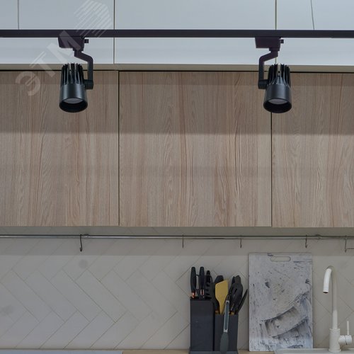 Светильник-прожектор светодиодный трековый ULB-Q274 25W/4000К BLACK 2200 Лм Белый свет (4000К) Корпус черный - фото 3