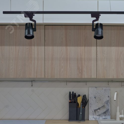 Светильник-прожектор светодиодный трековый ULB-Q274 25W/4000К BLACK 2200 Лм Белый свет (4000К) Корпус черный - фото 5