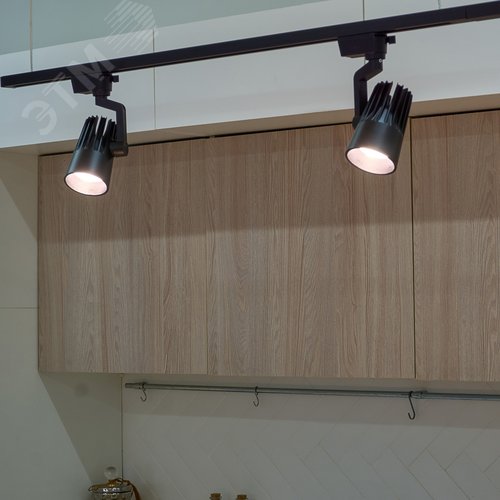 Светильник-прожектор светодиодный трековый ULB-Q274 25W/4000К BLACK 2200 Лм Белый свет (4000К) Корпус черный - фото 7