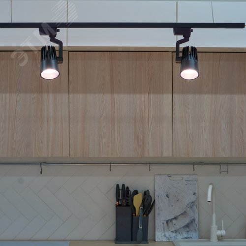 Светильник-прожектор светодиодный трековый ULB-Q274 25W/4000К BLACK 2200 Лм Белый свет (4000К) Корпус черный - фото 8