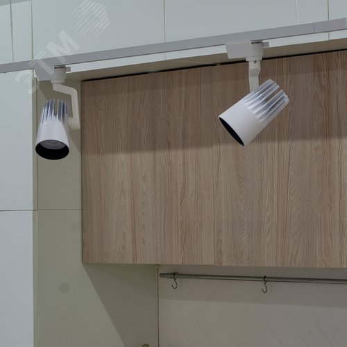 Светильник-прожектор ULB-Q274 30W/4000К WHITE светодиодный трековый 3000 Лм Белый свет (4000К) Корпус белый ТМ Volpe - фото 3