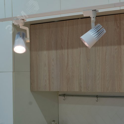 Светильник-прожектор ULB-Q274 30W/4000К WHITE светодиодный трековый 3000 Лм Белый свет (4000К) Корпус белый ТМ Volpe - фото 5