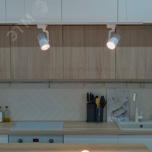 Светильник-прожектор ULB-Q274 30W/4000К WHITE светодиодный трековый 3000 Лм Белый свет (4000К) Корпус белый ТМ Volpe - фото 6