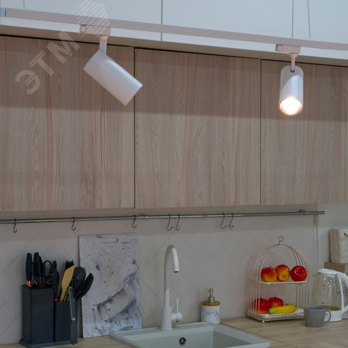 Светильник-прожектор ULB-Q276 25W/3000К WHITEсветодиодный трековый 2200 Лм Теплый белый свет (3000К) Корпус белый ТМ Volpe - фото 8