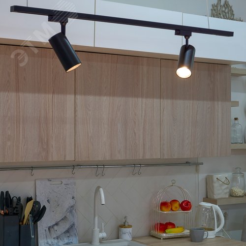 Светильник-прожектор ULB-Q276 25W/3000К BLACK светодиодный трековый 2200 Лм Теплый белый свет (3000К) Корпус черный ТМ Volpe - фото 7