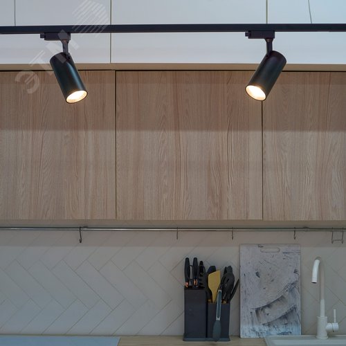 Светильник-прожектор ULB-Q276 25W/3000К BLACK светодиодный трековый 2200 Лм Теплый белый свет (3000К) Корпус черный ТМ Volpe - фото 8