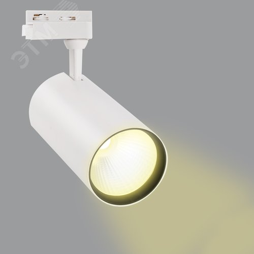 Светильник-прожектор светодиодный трековый ULB-Q276 32W-3000К WHITE 3000 Лм Теплый 3000К Корпус белый - фото 4