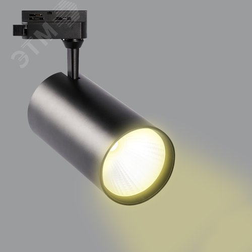 Светильник-прожектор ULB-Q276 32W/3000К BLACK светодиодный трековый 3000 Лм Теплый белый свет (3000К) Корпус черный ТМ Volpe - фото 4