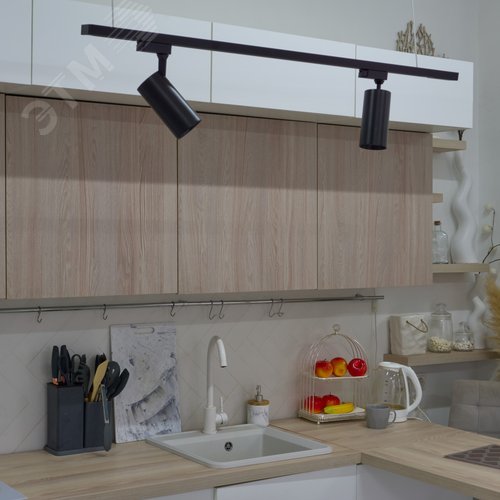 Светильник-прожектор ULB-Q276 32W/3000К BLACK светодиодный трековый 3000 Лм Теплый белый свет (3000К) Корпус черный ТМ Volpe - фото 12