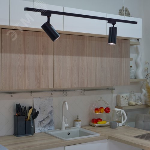 Светильник-прожектор ULB-Q276 32W/3000К BLACK светодиодный трековый 3000 Лм Теплый белый свет (3000К) Корпус черный ТМ Volpe - фото 13