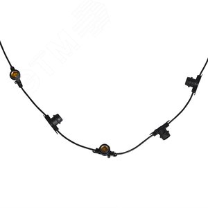 Гирлянда Белт-Лайт, 20 м + 1,5 м сетевой шнур UDL-K111 80/E27/20M IP65 BLACK BELT-LIGHT 80 патронов E27 шаг 25 см - фото 2