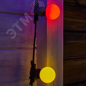 Гирлянда Белт-Лайт, 20 м + 1,5 м сетевой шнур UDL-K111 80/E27/20M IP65 BLACK BELT-LIGHT 80 патронов E27 шаг 25 см - фото 5