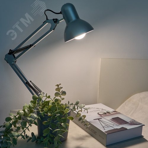 Лампа светодиодная 9 Вт матовая Белый свет 4000K Картон LED-A60-9W/4000K/E27/FR/RA95 PLK01WH - фото 3