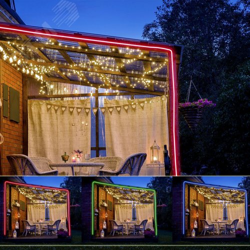 Комплект светодиодной ленты 5 м. IP67.ULS-N22 5M/RGB/1.5M IP67 RRP50C01 RGB. Cетевой шнур 1,5 м с контроллером. - фото 11