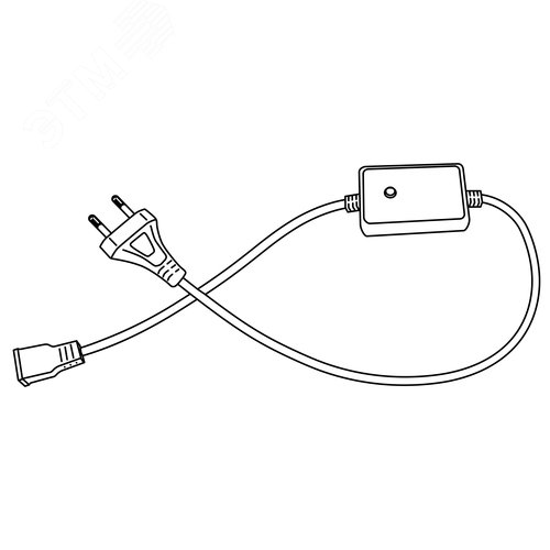 Комплект светодиодной ленты 10 м. IP67. ULS-N22 10M/RGB/1.5м IP67 RRP100C01 RGB. Cетевой шнур 1,5 м с контроллером - фото 3