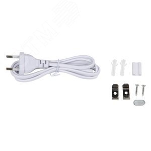 Светильник линейный светодиодный (аналог Т5), 220 В, с выключателем, кабель и крепление в комплекте (4000K) корпус белый - фото 2