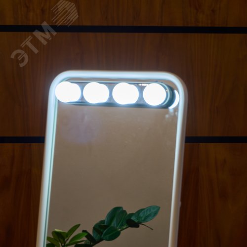 Светильник светодиодный на батарейках 4AA (не в/к). ULM-F54-2W/4000K/4AA IP20 CHROME Серия Backstage. Белый свет (4000K). Хром. - фото 11