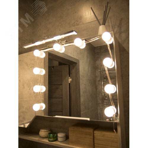 Светильник светодиодный, с диммером. Серия Backstage. ULM-F50-8W/SW/10/DIM IP20 WHITE Теплый свет(3000К)/Белый свет(4000К)/Дневной свет(6500К). Белый. - фото 4