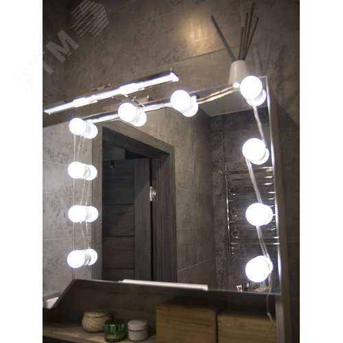 Светильник светодиодный, с диммером. Серия Backstage. ULM-F50-8W/SW/10/DIM IP20 WHITE Теплый свет(3000К)/Белый свет(4000К)/Дневной свет(6500К). Белый. - фото 5