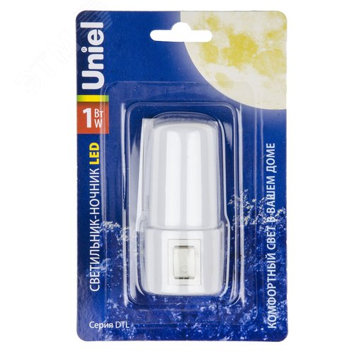 Светильник-ночник- Светлячок DTL-312 Механический выключатель Белый - фото 5