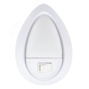 Светильник-ночник- огонек DTL-314 Механический выключатель белый - фото 2