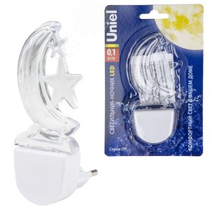 Светильник-ночник-Месяц DTL-315 Без выключателя Тип свечения — теплый белый Белый - фото 4