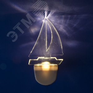 Светильник-ночник-Кораблик DTL-315 Без выключателя Тип свечения — теплый белый белый - фото 3