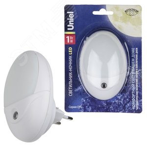 Светильник-ночник- Овал DTL-317 С фотосенсором (день-ночь) Белый - фото 4