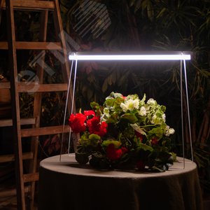 Подставка UFP-G20S H80 WHITE металлическая для светильника ULI-P, высота 800 мм белая - фото 2