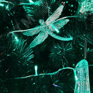 Гирлянда светодиодная 10 м 100 светодиодов зеленый свет прозрачный провод ULD-S1000-100/DTA GREEN IP20 - фото 5