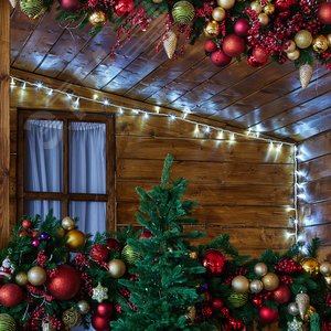 Гирлянда светодиодная со статическим свечением 10м Соединяемая 120 светодиодов Белый свет Провод белый ULD-S1000-120/SWK WHITE IP67 - фото 4