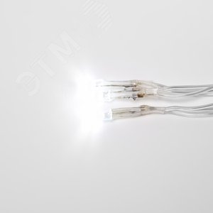 Сетка светодиодная с эффектом мерцания ULD-N1515-96/TTK WHITE IP44 1,5х1,5м соединяемая 96 светодиодов прозрачный провод - фото 3