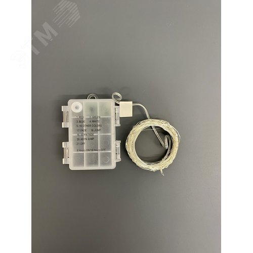 Гирлянда светодиодная Роса на батарейках 3AA не в/к 5 м 50 светодиодов RGB свет Пульт ДУ в/к прозрачный провод ULD-S0500-050/DTB/3AA/RC RGB IP20 DEW - фото 2