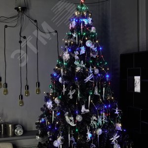 Гирлянда светодиодная Лучи росы 1.2 м 10 нитей 120 светодиодов - фото 4