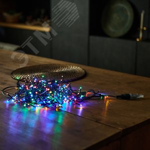 Удлинитель для подключения гирлянд 2м 10 Вт Тип Y25 Прозрачный UCX-Y25/10W-200 CLEAR - фото 4